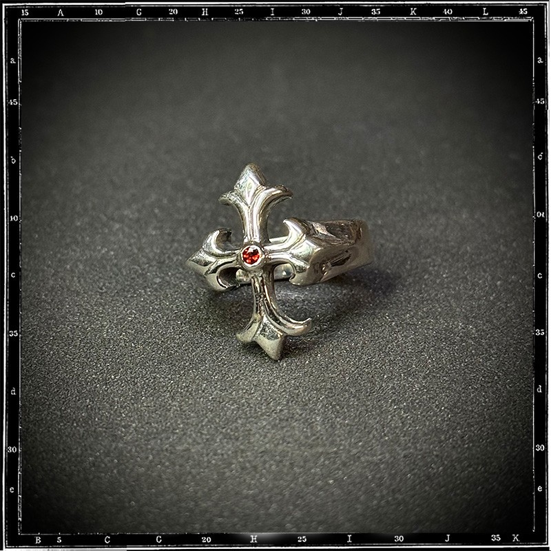 Custom Small Tudor Cross Ring