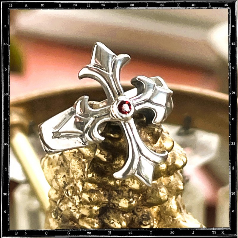 Custom Small Tudor Cross Ring