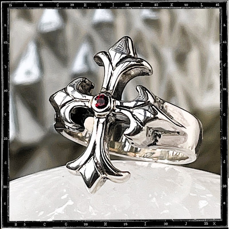 Custom Small Tudor Cross Ring