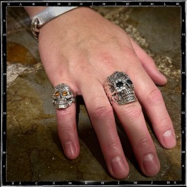 Custom Mexican La Muerta Ring