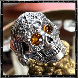 Custom Mexican La Muerta Ring