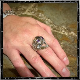 Custom Plague Skull Ring