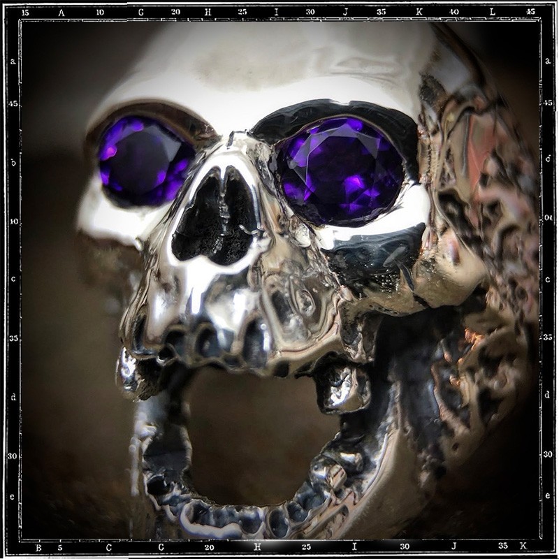 Custom Plague Skull Ring