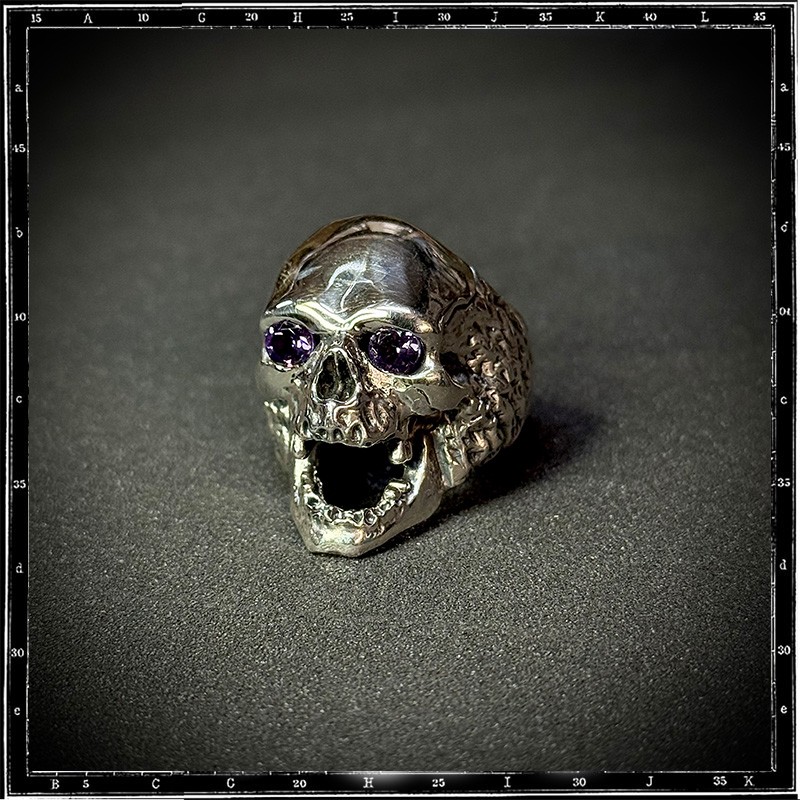 Custom Plague Skull Ring