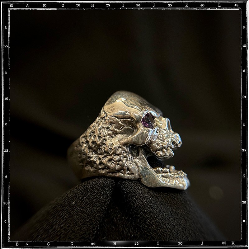 Custom Plague Skull Ring