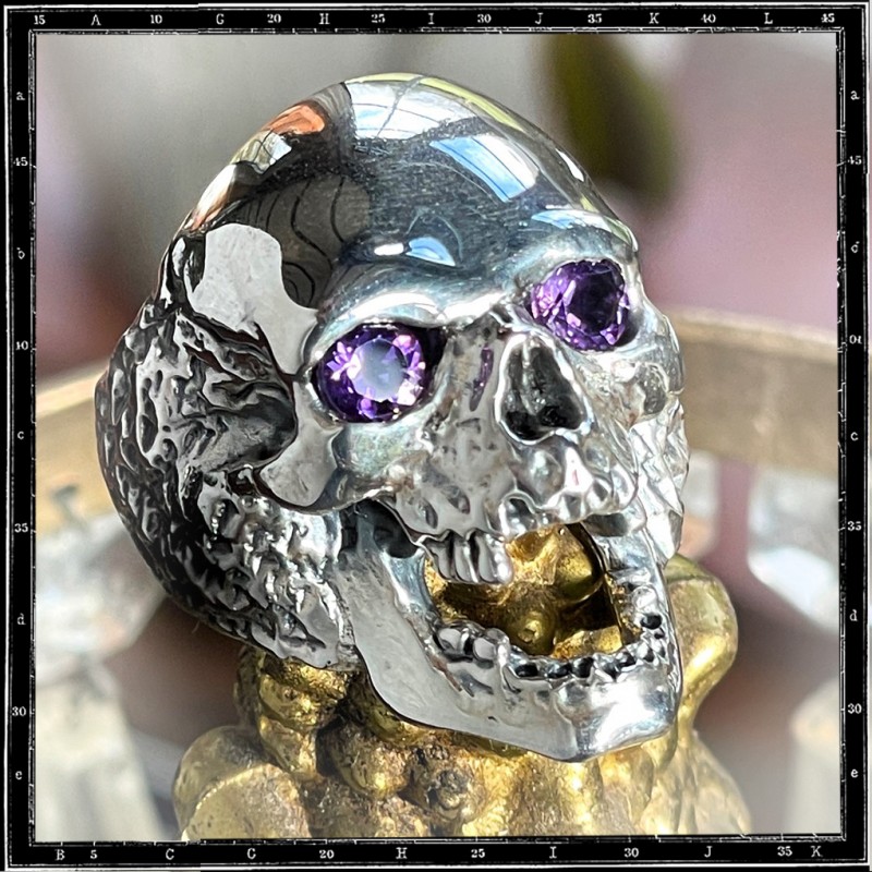 Custom Plague Skull Ring