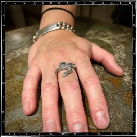Custom Boomslang Snake Ring Custom Boomslang Snake Ring