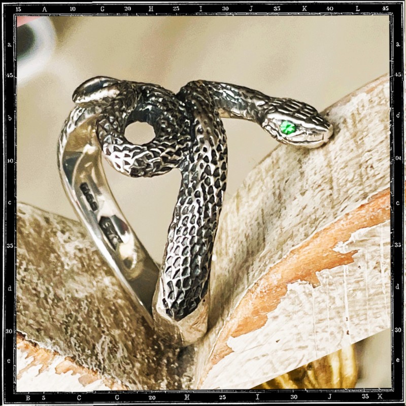 Custom Boomslang Snake Ring Custom Boomslang Snake Ring