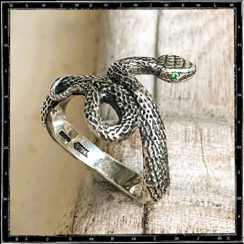 Custom Boomslang Snake Ring Custom Boomslang Snake Ring