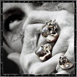 Custom Evil Skull Ring - Mini