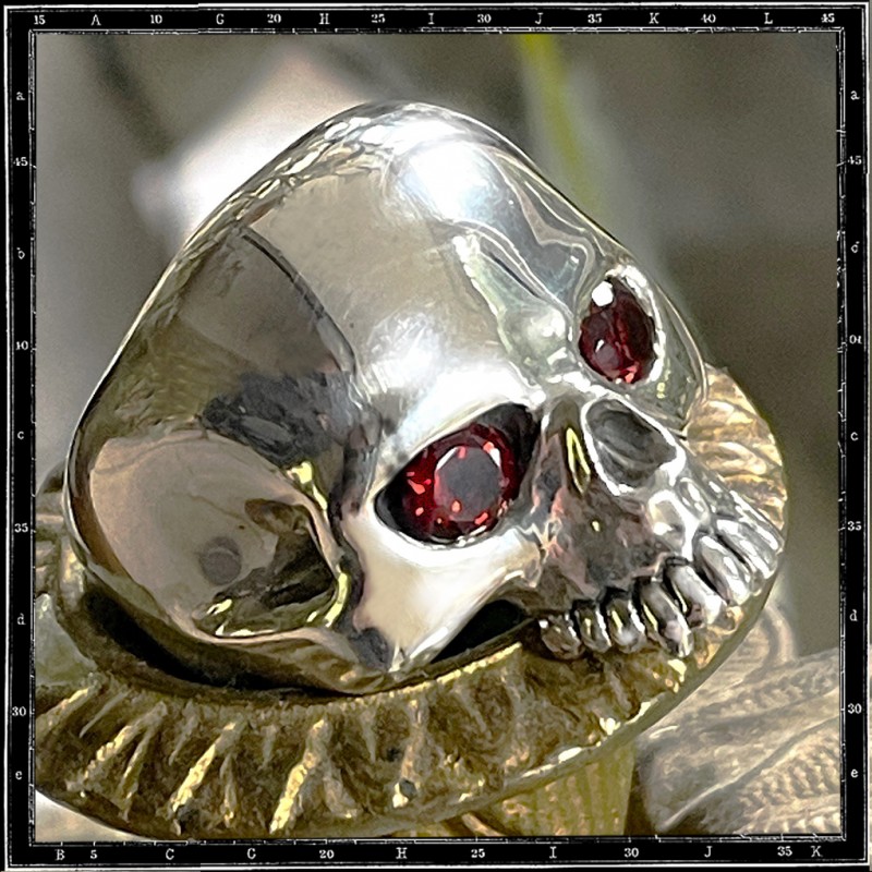 Custom Evil Skull Ring - Large