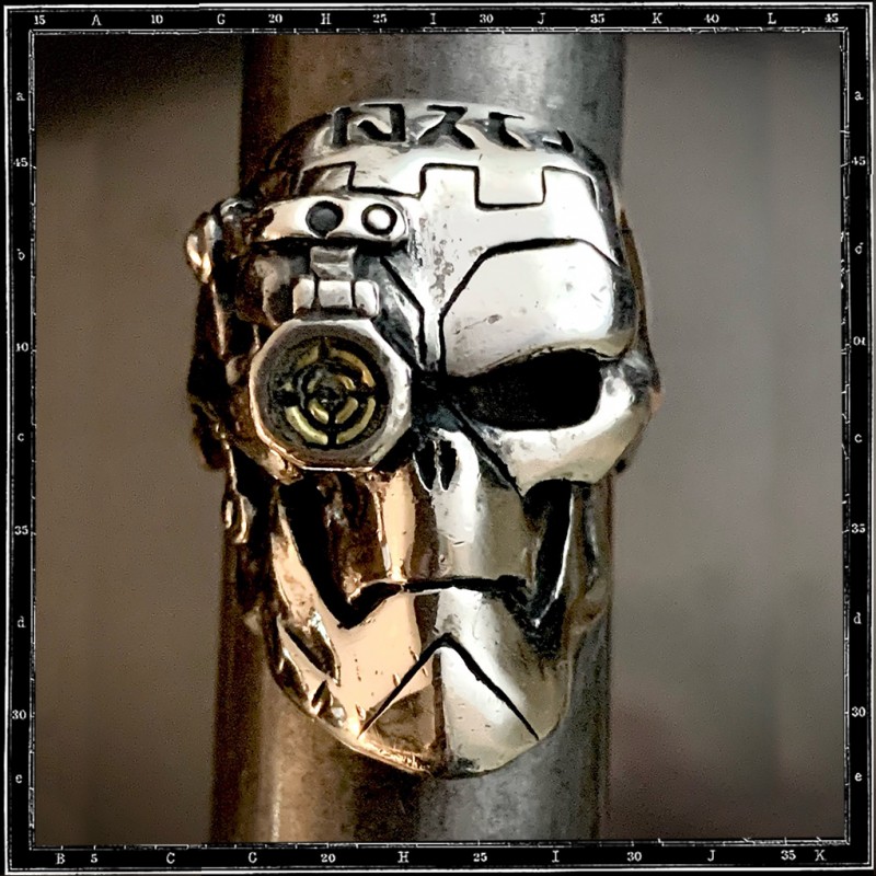 Cyborg ring (enamel eye)