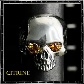 Custom Evil Skull Ring - Large