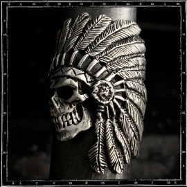 Ghost chief skull ring