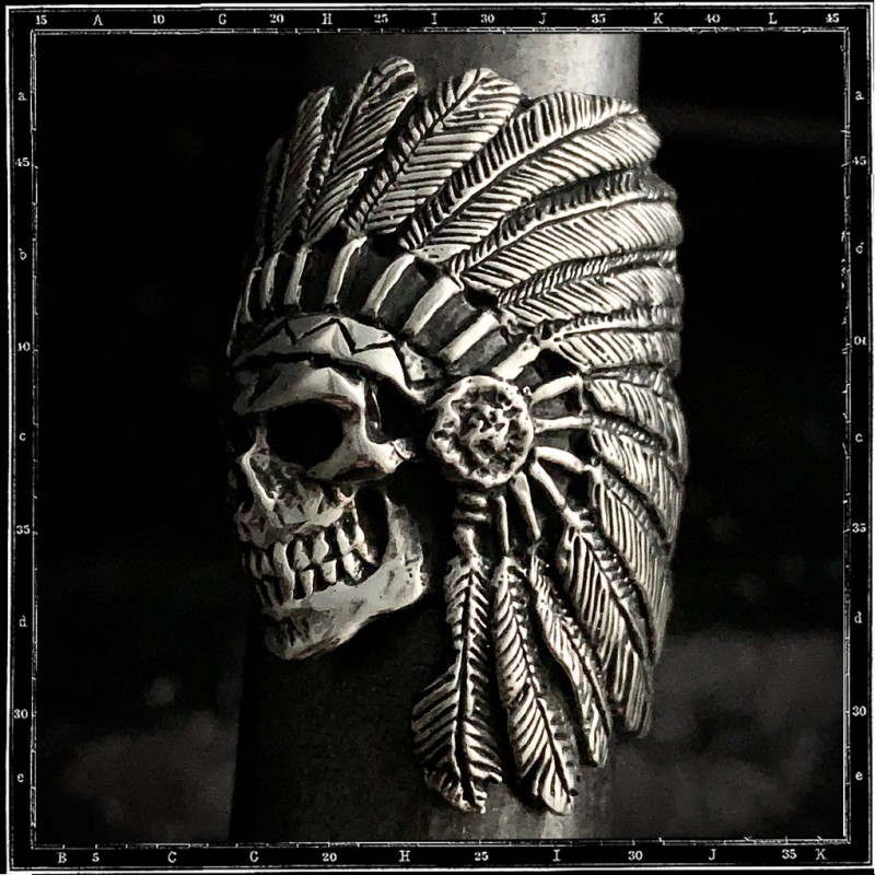 Ghost chief skull ring