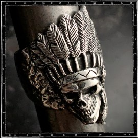 Ghost chief skull ring