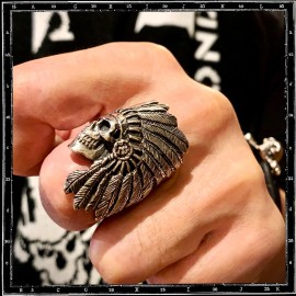 Ghost chief skull ring