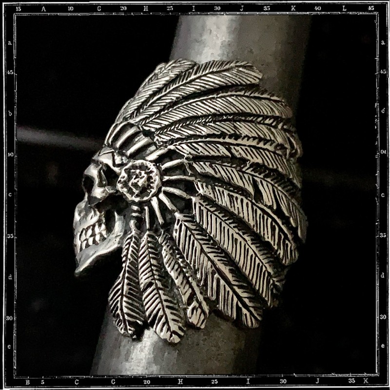 Ghost chief skull ring