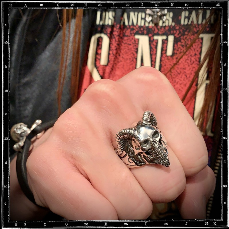 Sabbath skull ring