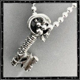 Skull key pendant