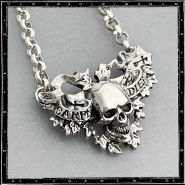 Carpe Diem Skull Necklace