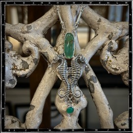 Seahorse Stone Necklace