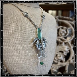 Seahorse Stone Necklace