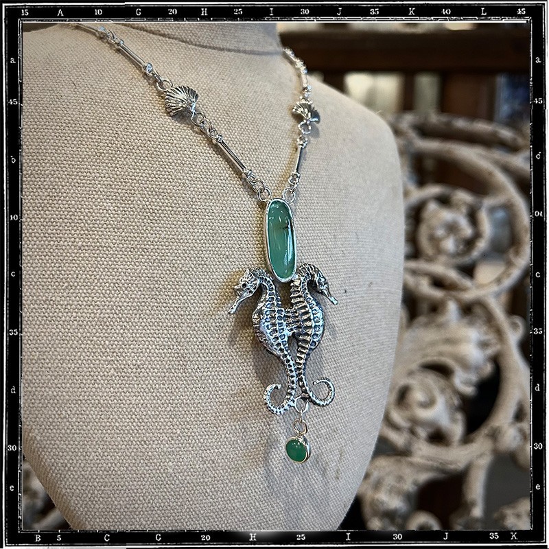 Seahorse Stone Necklace
