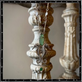 Seahorse Stone Necklace