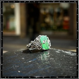 Custom Tourmaline Flower Ring