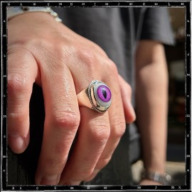 Plain Eye Ring (vertical)