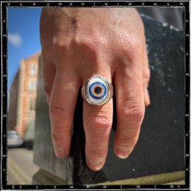 Plain Eye Ring (vertical)