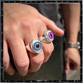Plain Eye Ring (vertical)