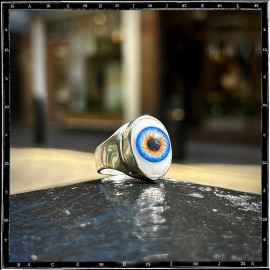 Plain Eye Ring (vertical)