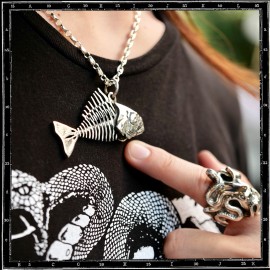 Fishbone Pendant