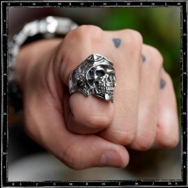 DEATH FROM ABOVE SKULL RING