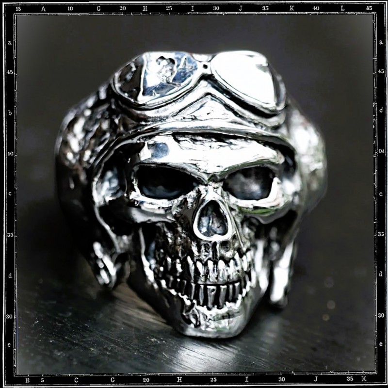 DEATH FROM ABOVE SKULL RING