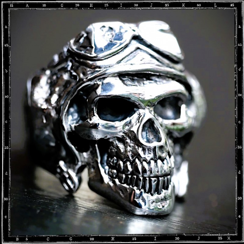 DEATH FROM ABOVE SKULL RING