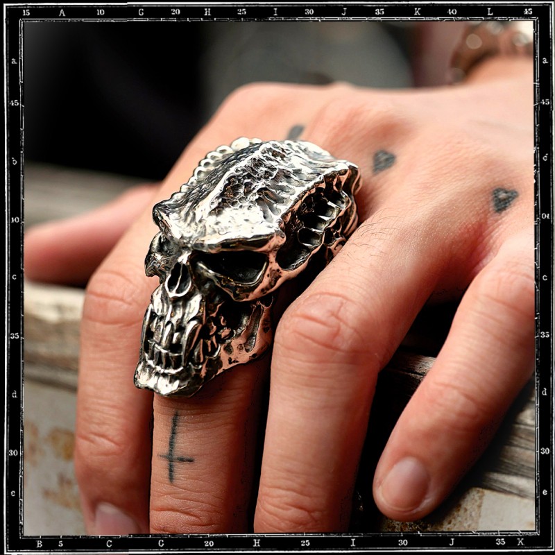 S.O.B. skull ring
