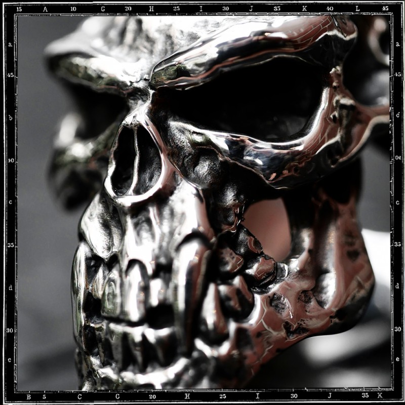 S.O.B. skull ring