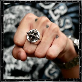 Heavy signet Tudor cross ring Heavy signet Tudor cross ring