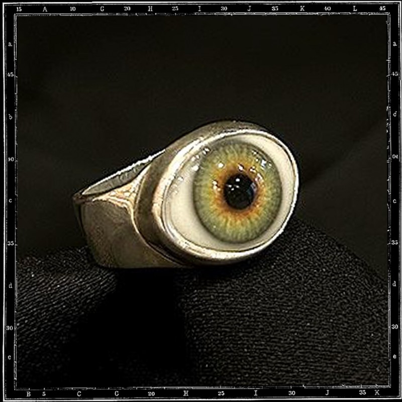 Plain eye ring