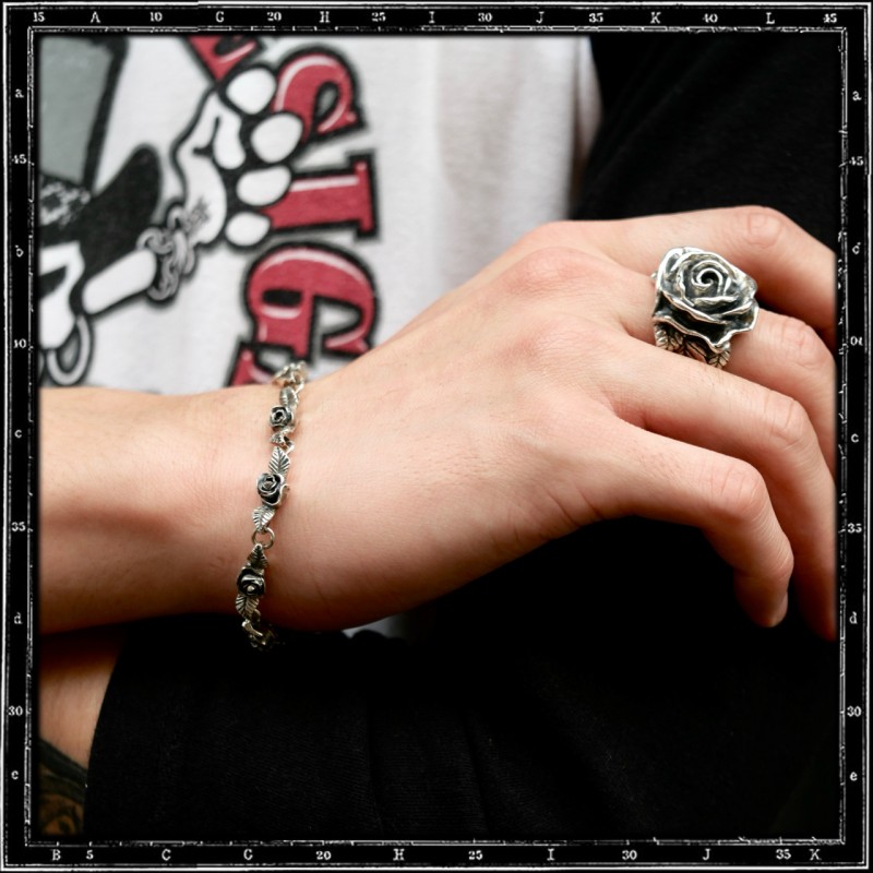 Roses bracelet (single side)