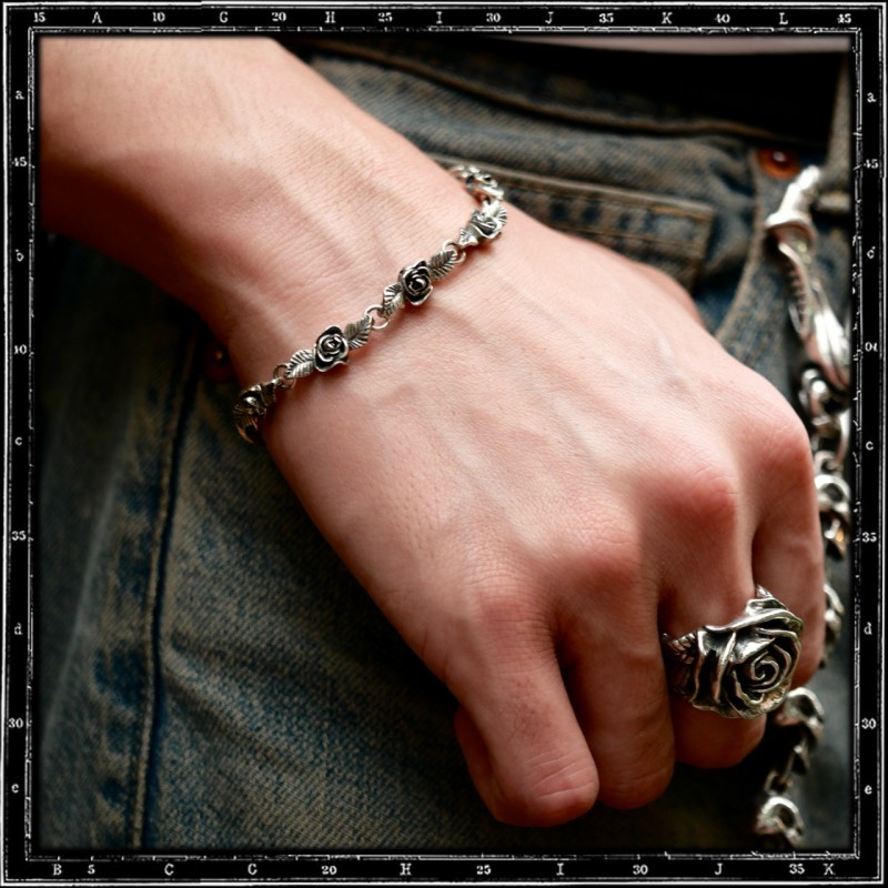 Roses bracelet (single side)