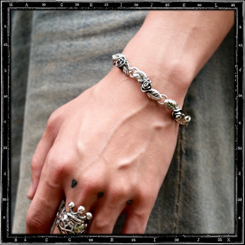 Roses bracelet (single side)