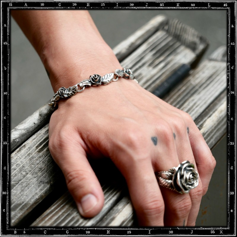 Roses bracelet (single side)