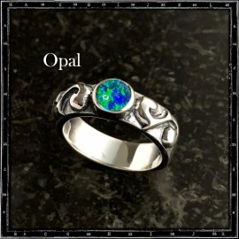 Two scrolls ring Two scrolls ring