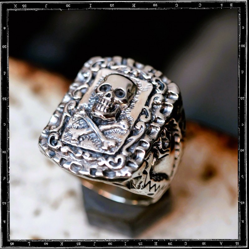 Calavera Mexican Skull Ring