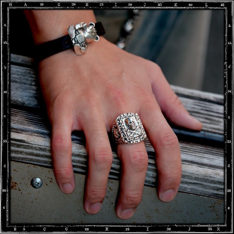 Calavera Mexican Skull Ring