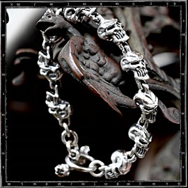 Grin skull bracelet